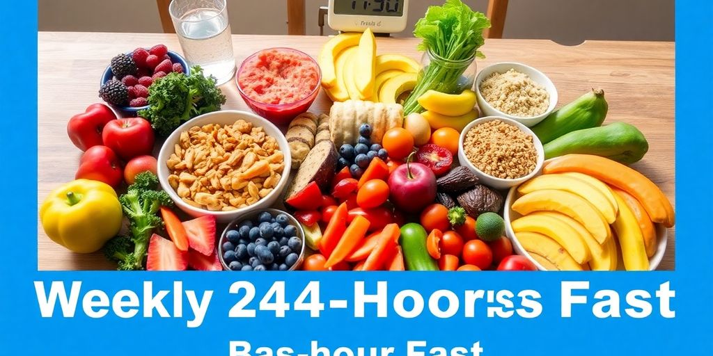 Colorful healthy meal with timer and water glass.